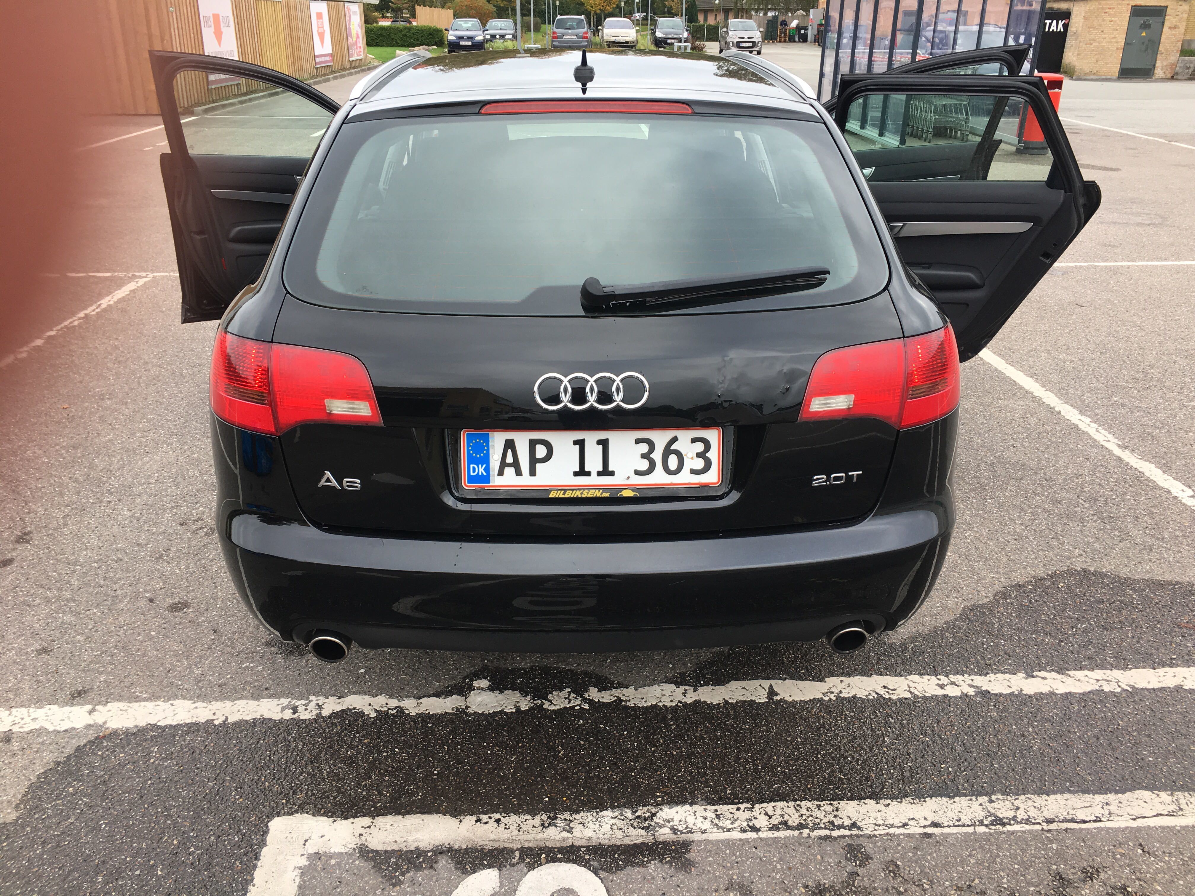Sort Audi A6 fra 2006