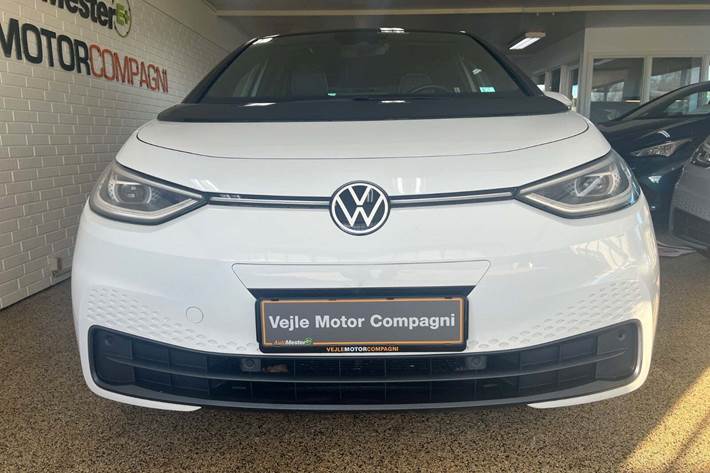Hvid VW ID.3 fra 2021