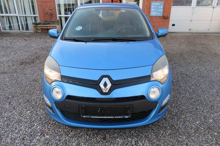 Blå Renault Twingo fra 2012