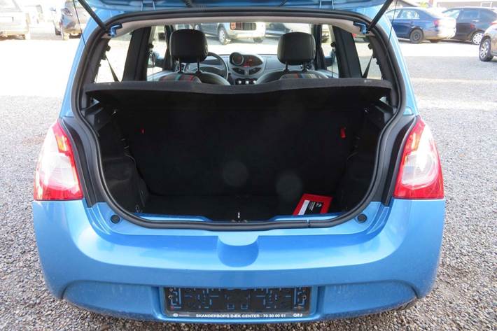 Blå Renault Twingo fra 2012