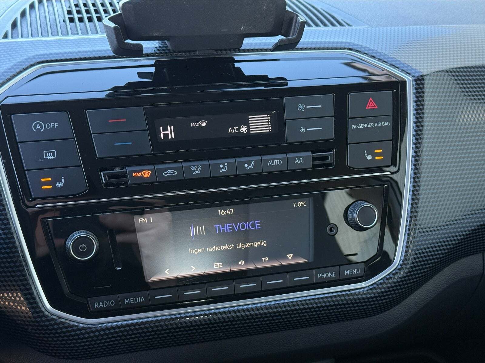 Hvid VW UP! fra 2019