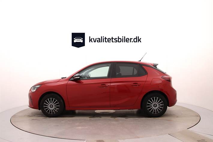 Rød Opel Corsa fra 2020