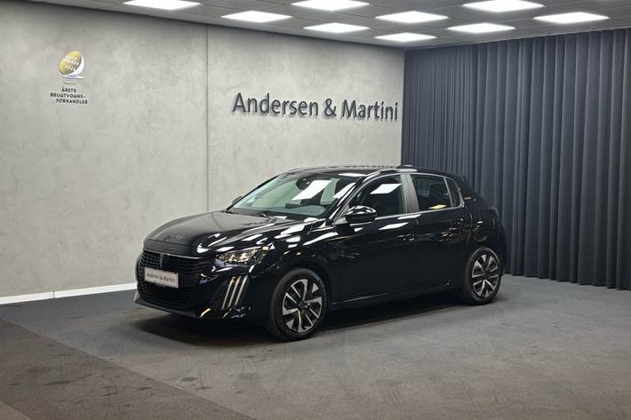 Sort Peugeot e-208 fra 2025