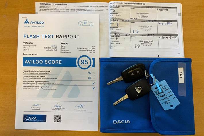 Sølv Dacia Spring fra 2021