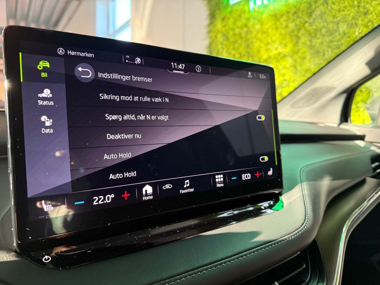 Sort Skoda Enyaq fra 2022