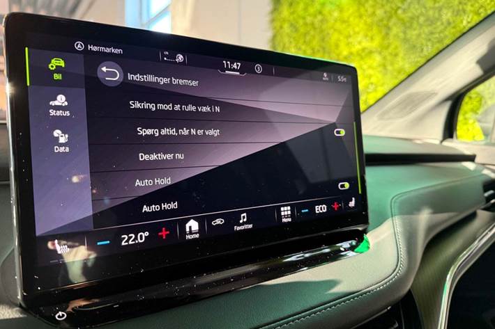 Sort Skoda Enyaq fra 2022