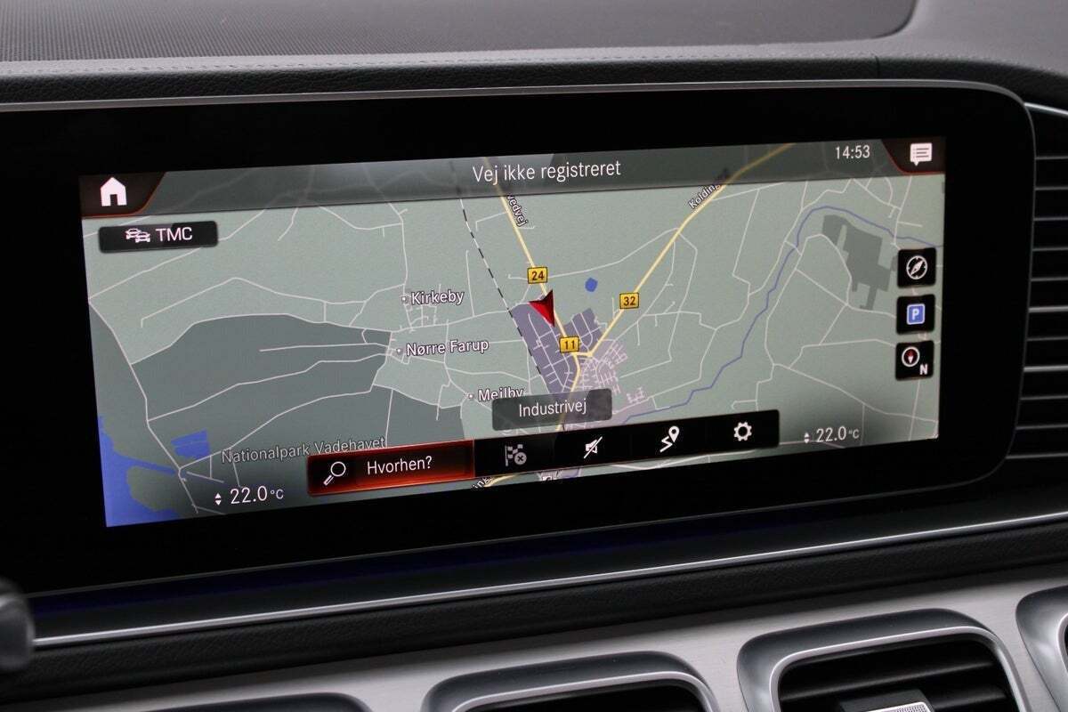 Sort Mercedes GLE350 de fra 2021