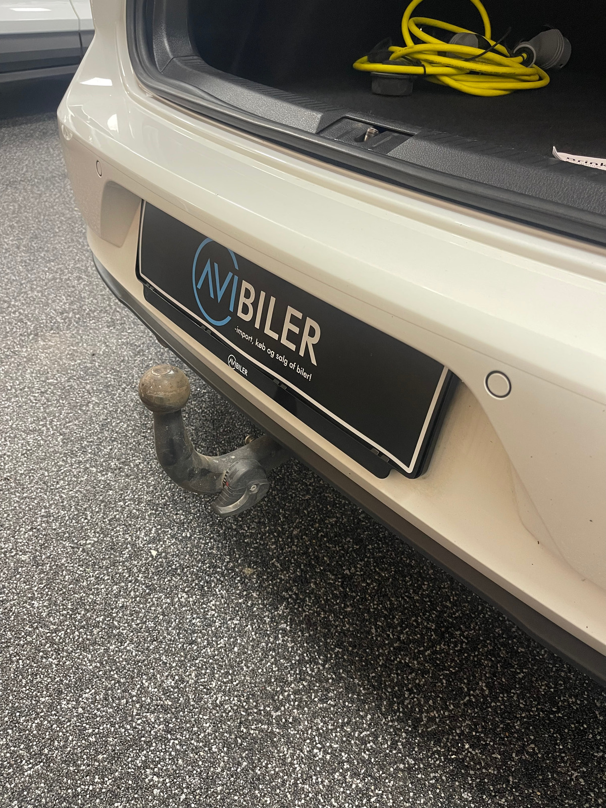 Hvid VW Golf VII fra 2020