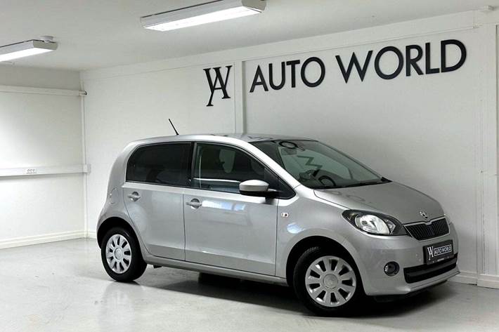 Grå Skoda Citigo fra 2016
