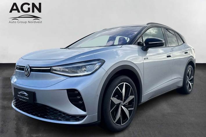 Sølv VW ID.4 fra 2025 set udefra