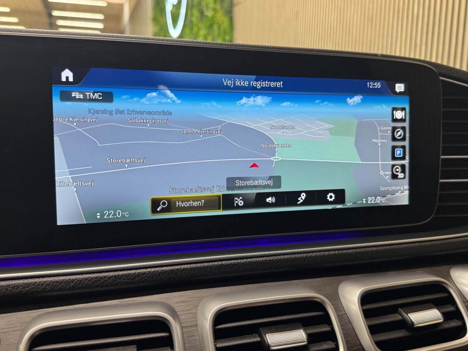 Sort Mercedes GLE350 de fra 2021