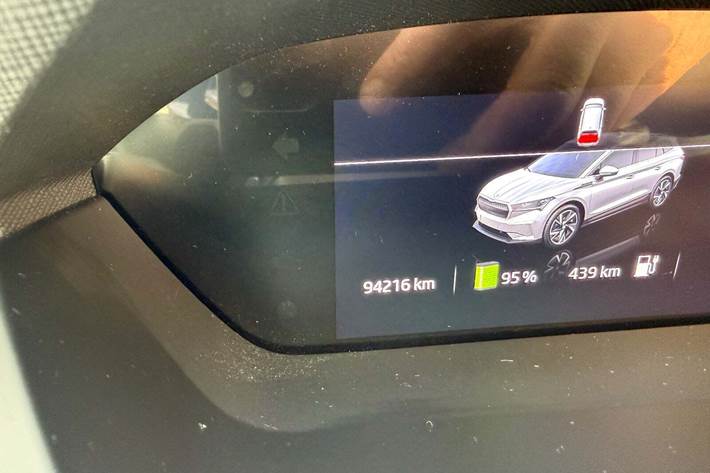 Sort Skoda Enyaq fra 2021