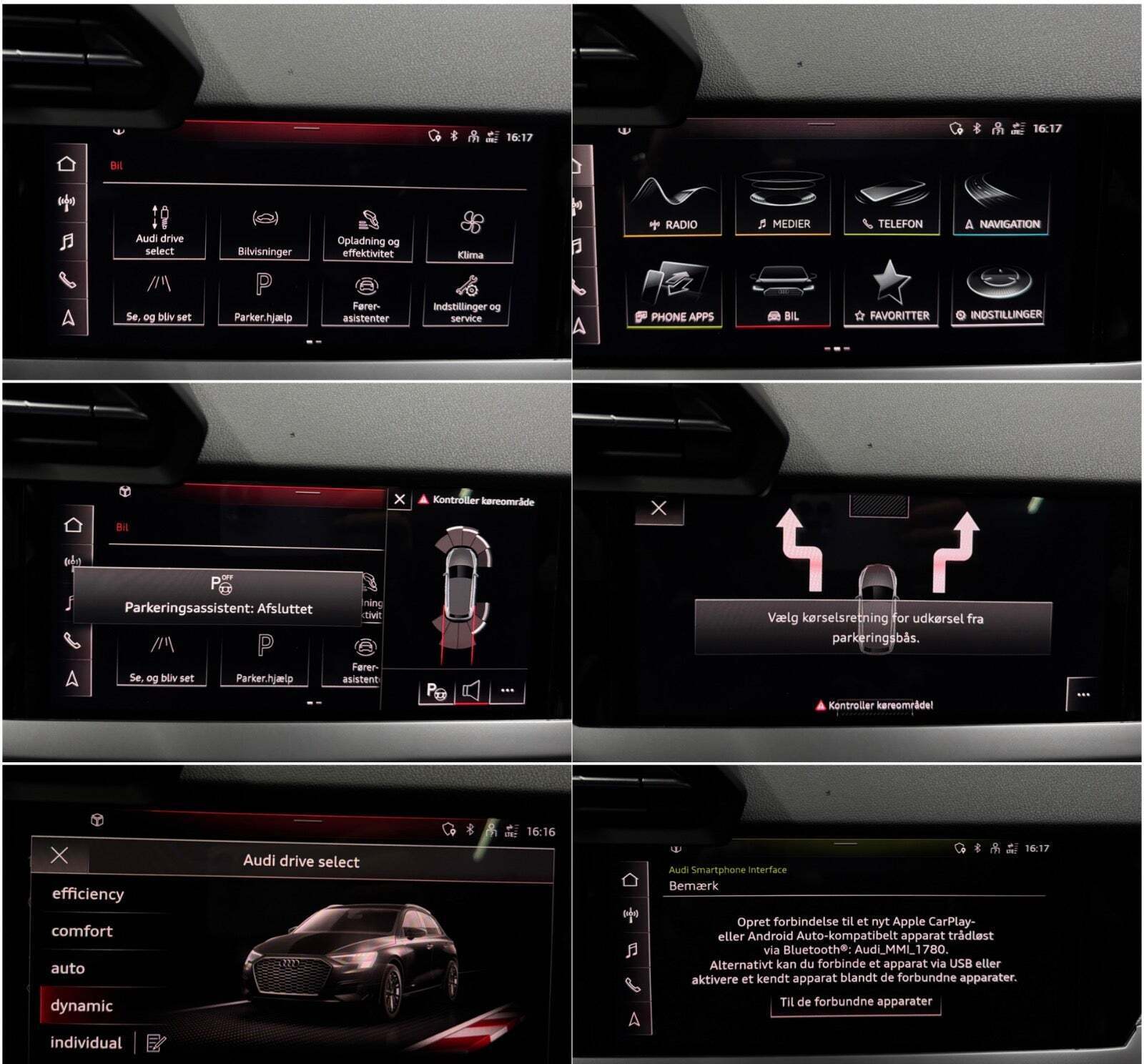 Sort Audi A3 fra 2021