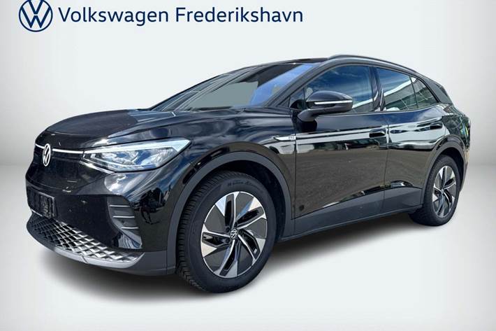 Sort VW ID.4 fra 2022 set udefra
