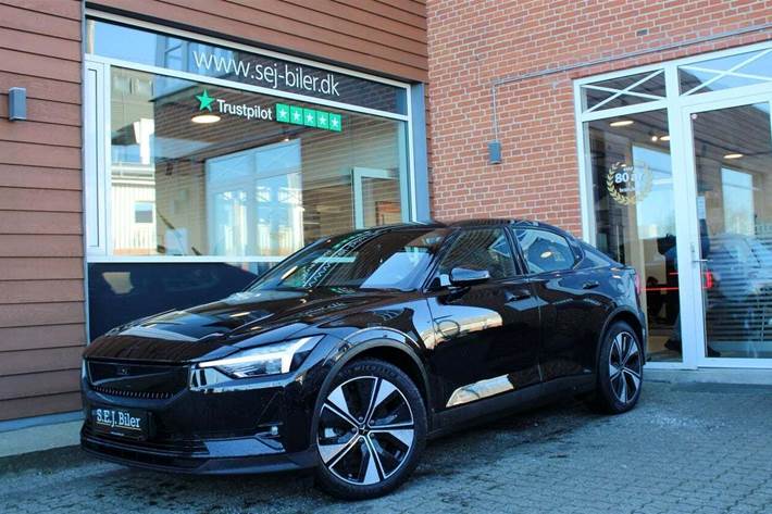 Sort Polestar 2 fra 2024