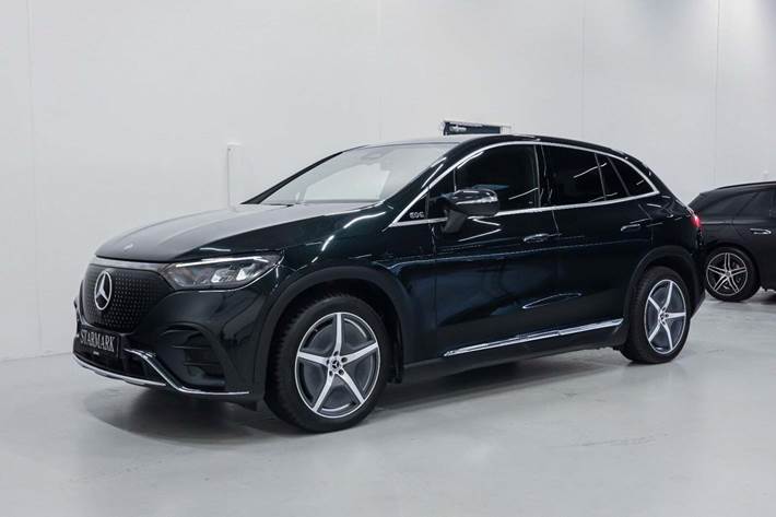 Grøn Mercedes EQE350 SUV fra 2024