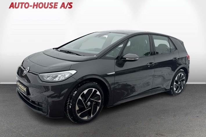 Grå VW ID.3 fra 2022 set udefra