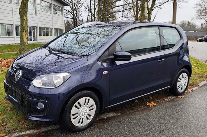 Blå VW UP! fra 2013