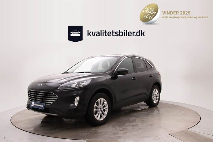 Sort Ford Kuga fra 2023 set udefra