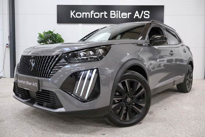 Grå Peugeot e-2008 fra 2024