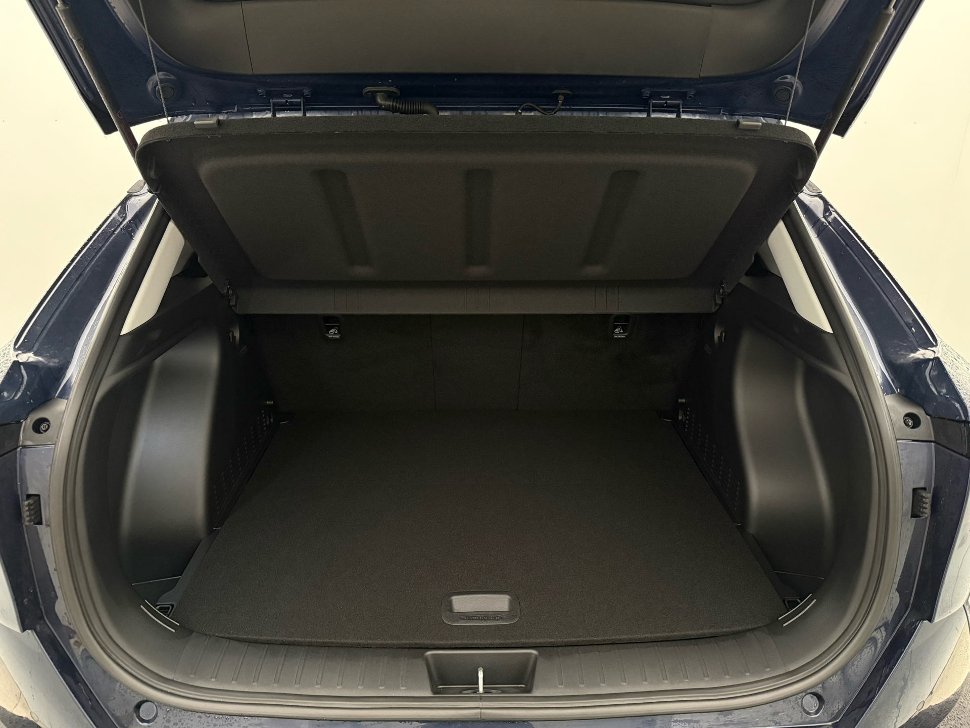 Blå Hyundai Kona fra 2025