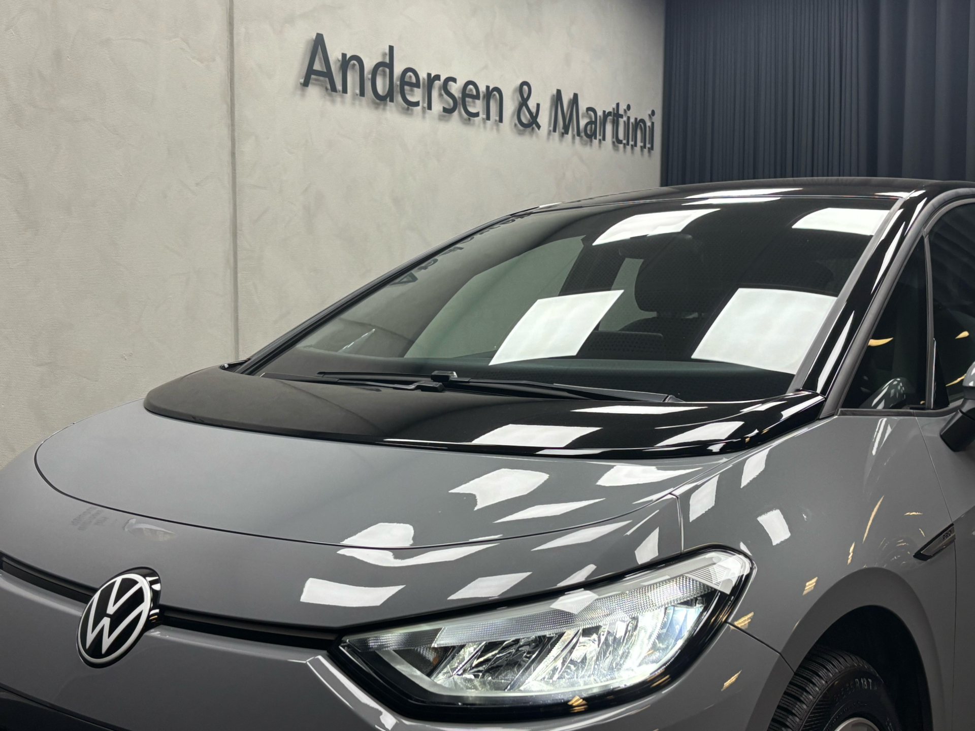 Grå VW ID.3 fra 2023