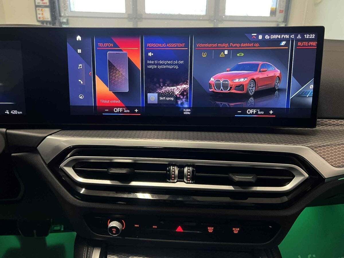 Rød BMW i4 fra 2022