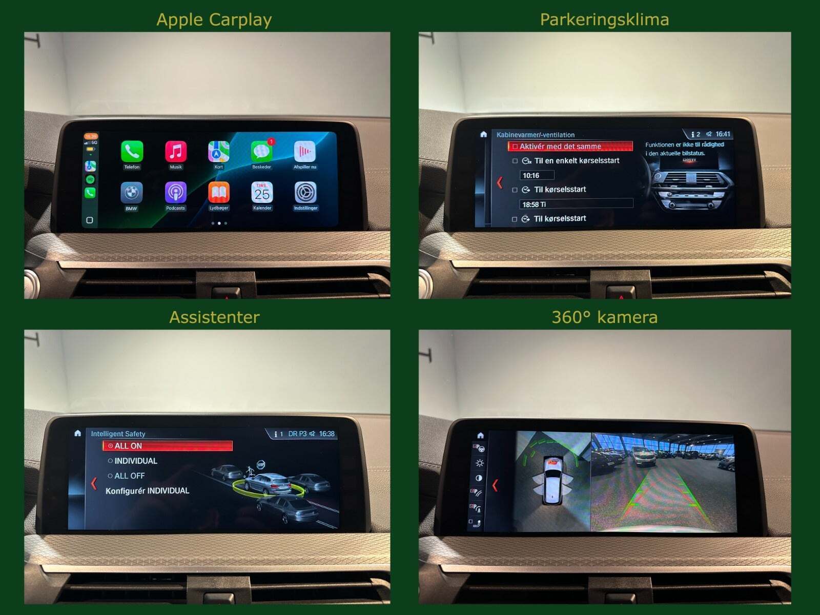 Hvid BMW X3 fra 2017