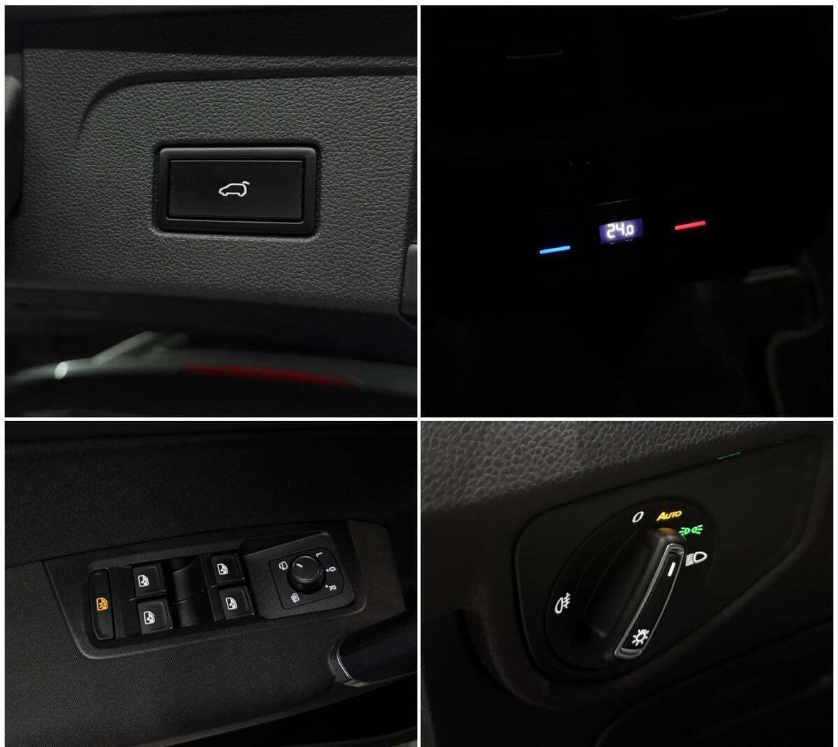 Grå VW Touran fra 2019