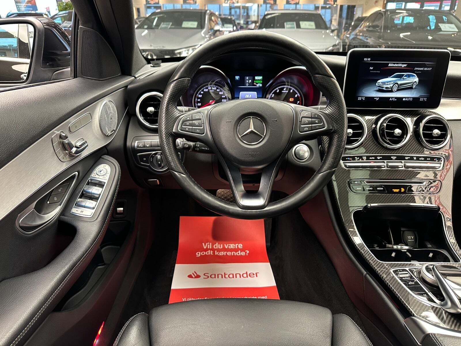 Sort Mercedes C350 e fra 2016