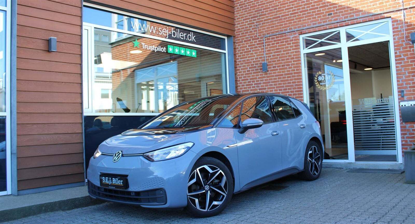 Grå VW ID.3 fra 2023