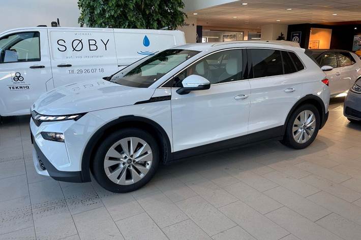 Hvid Skoda Elroq fra 2025
