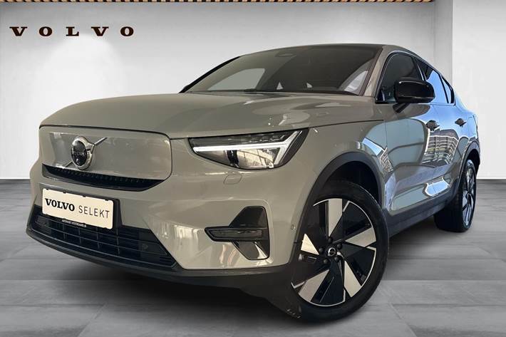 Grå Volvo EC40 fra 2024 set udefra