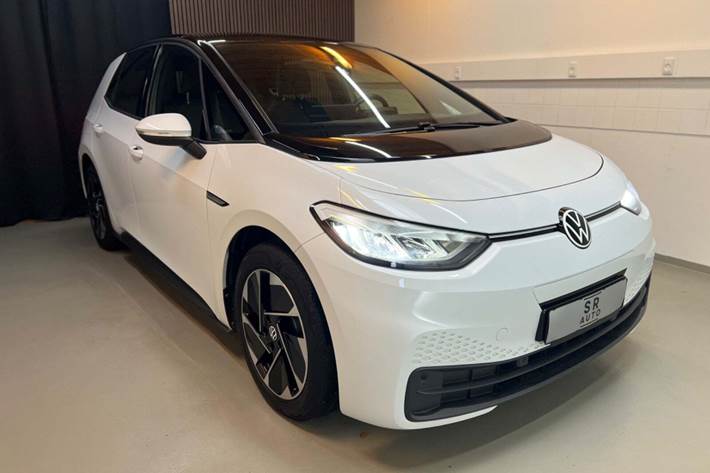 Hvid VW ID.3 fra 2021