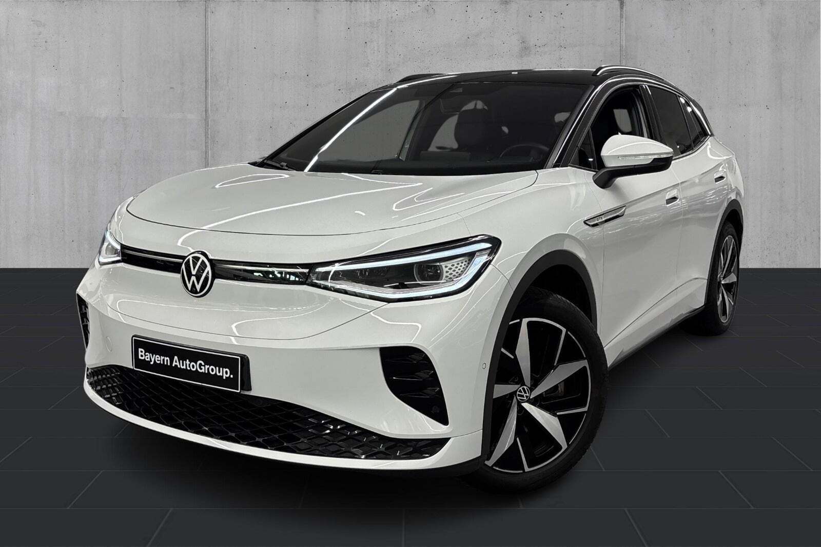 Hvid VW ID.4 fra 2022 set udefra