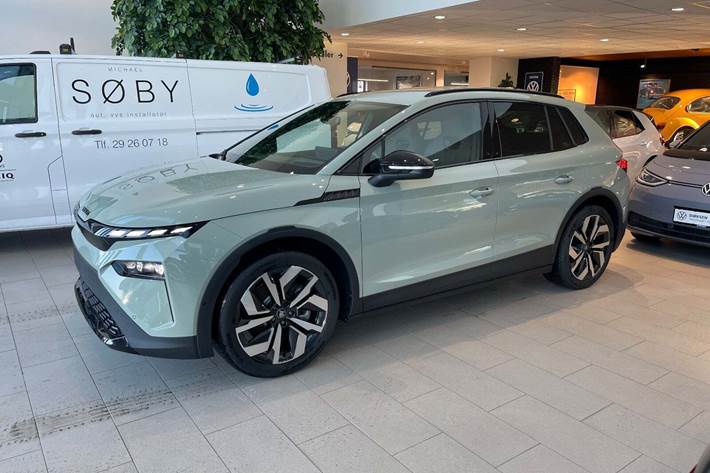 Grøn Skoda Elroq fra 2025