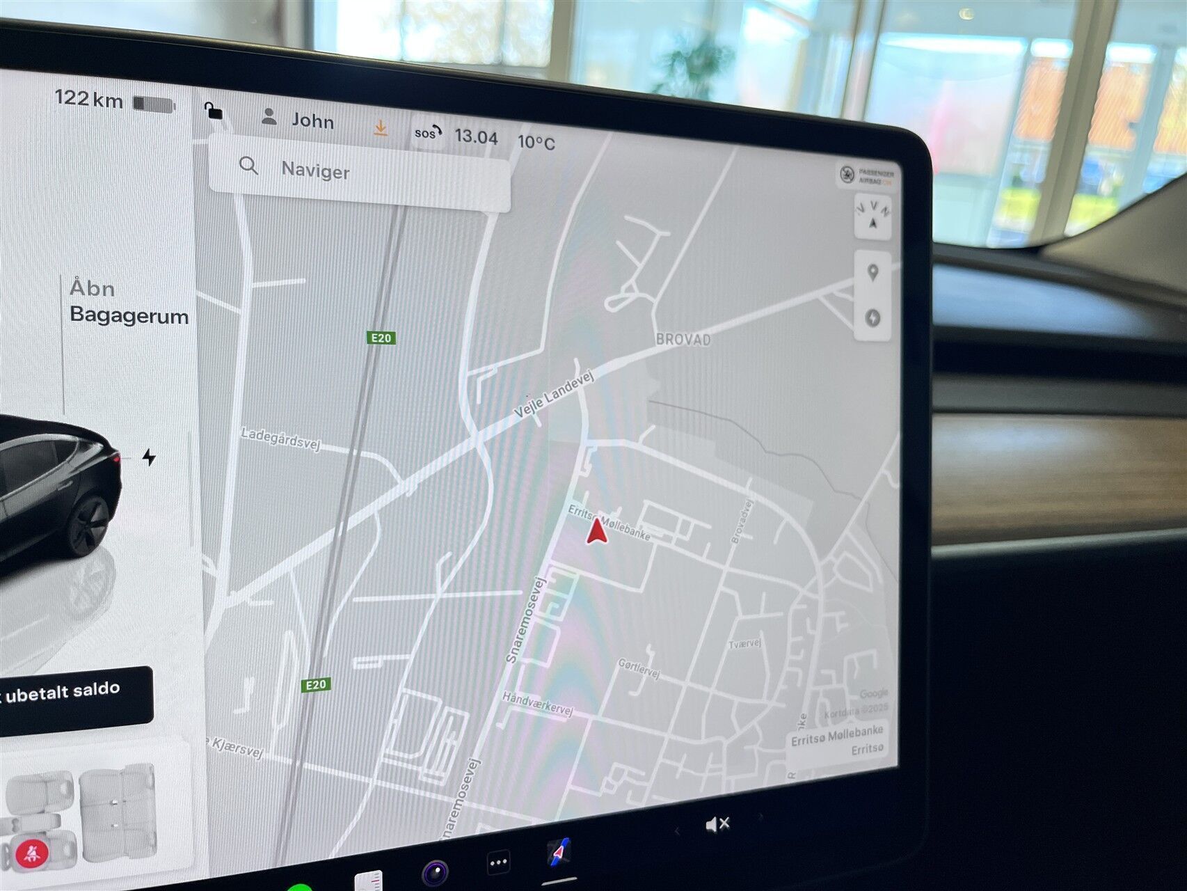 Sort Tesla Model 3 fra 2023