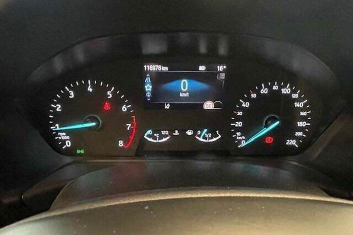 Grå Ford Fiesta fra 2021