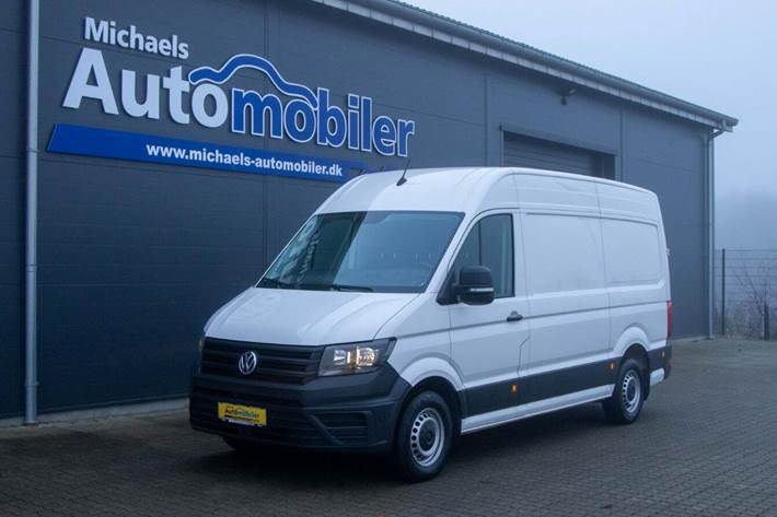 Hvid VW Crafter 35 fra 2024