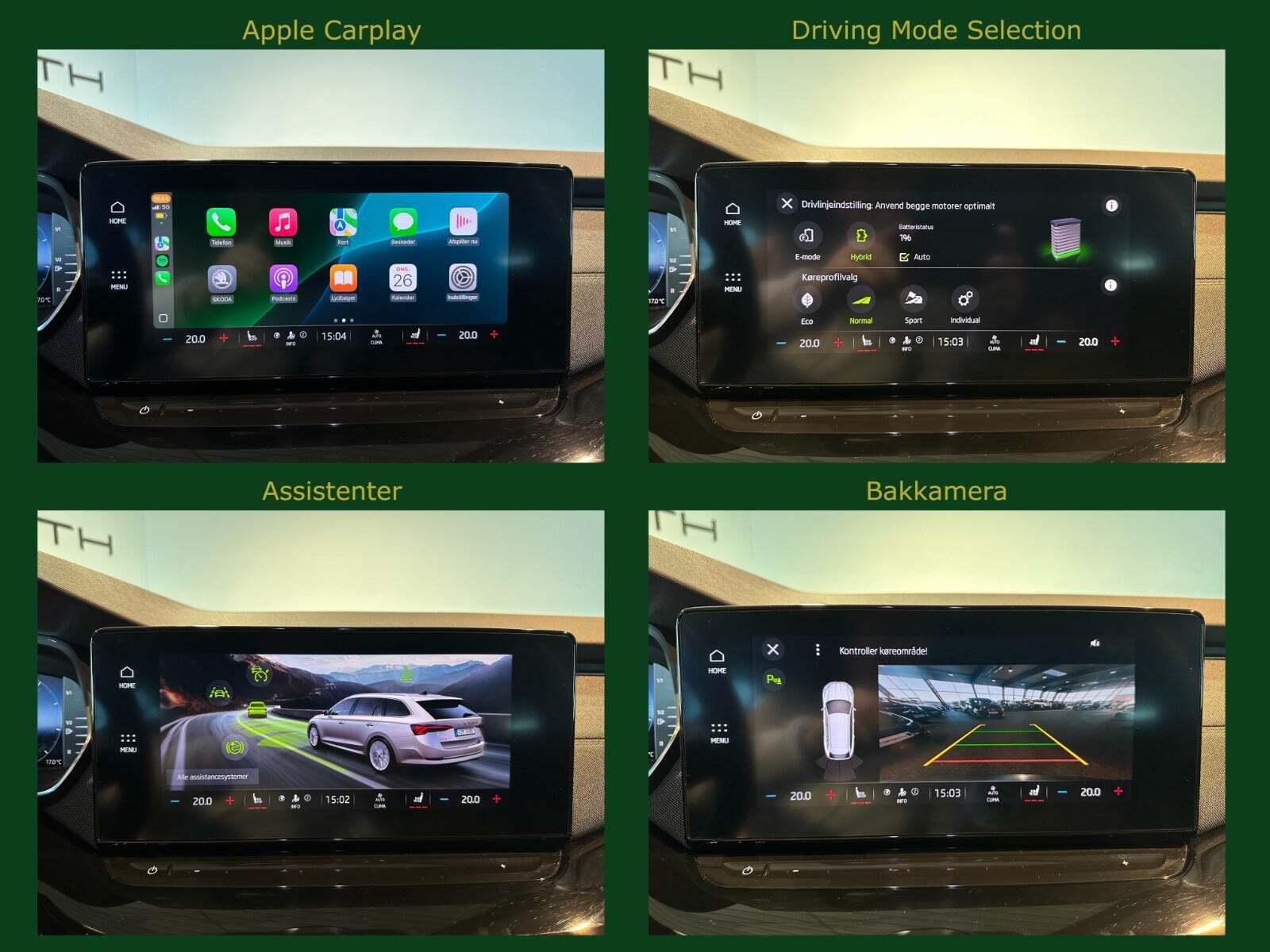 Grå Skoda Octavia fra 2021