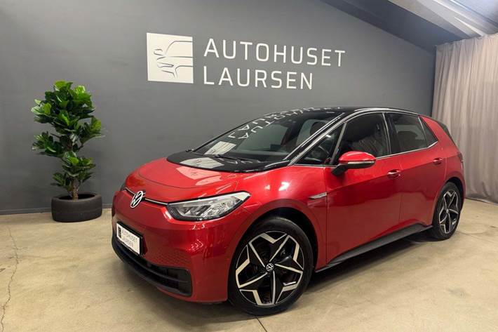 Grå VW ID.3 fra 2022 set udefra