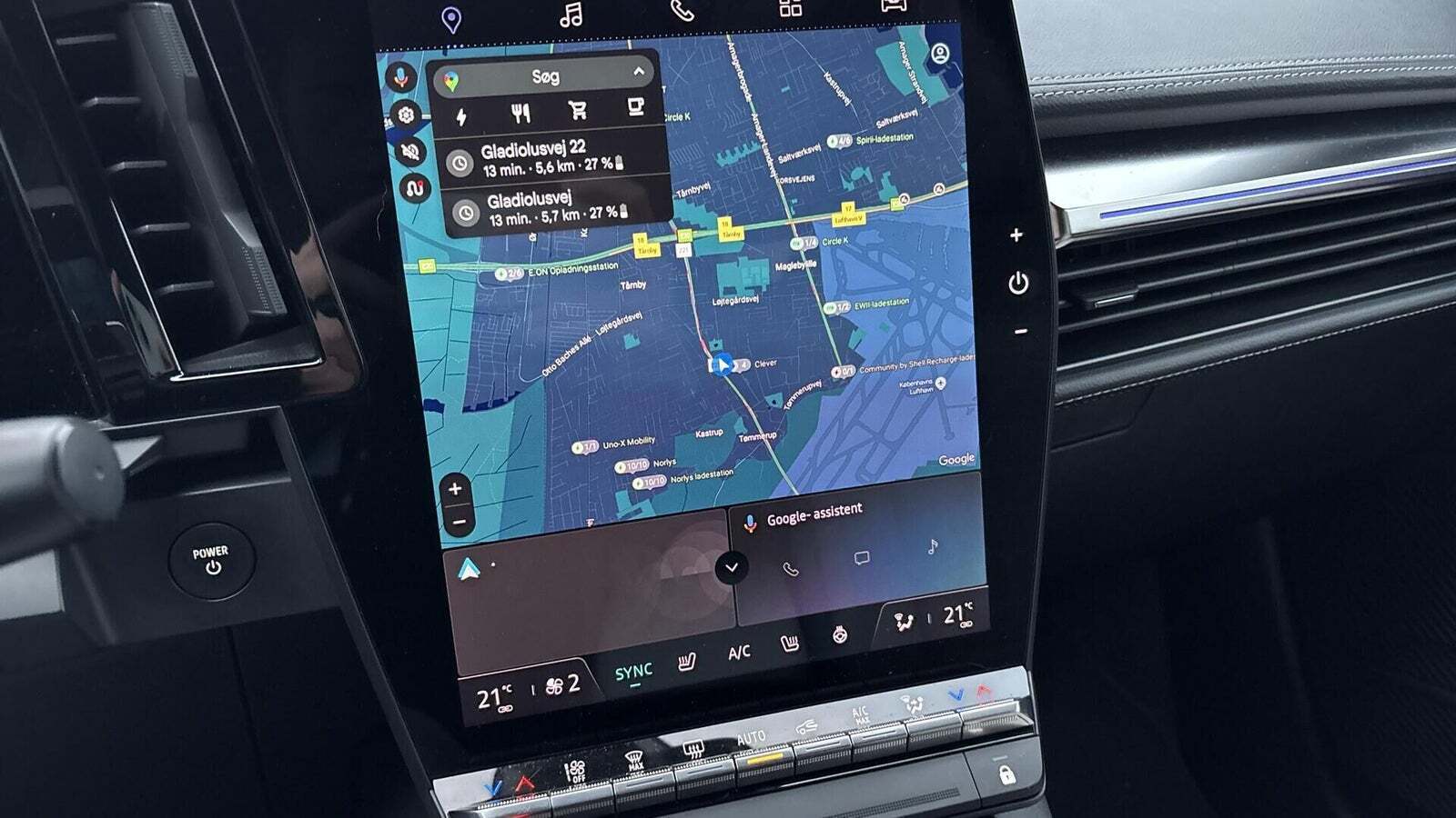 Grå Renault Megane E-Tech fra 2022