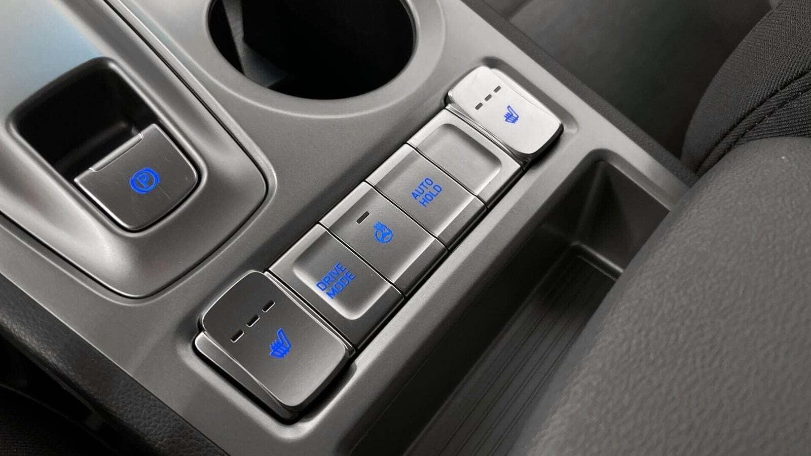 Hvid Hyundai Kona fra 2022