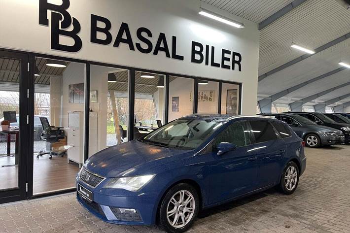 Blå Seat Leon fra 2018