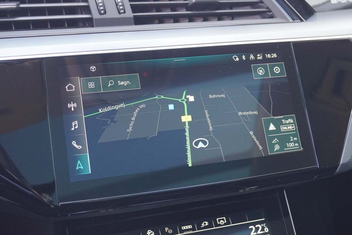 Sort Audi e-tron fra 2023