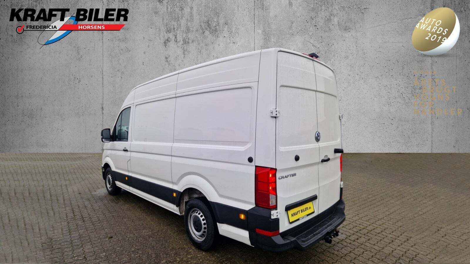 Hvid VW Crafter 35 fra 2023