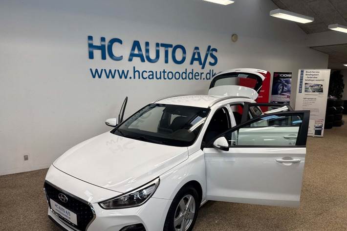 Hvid Hyundai i30 fra 2020