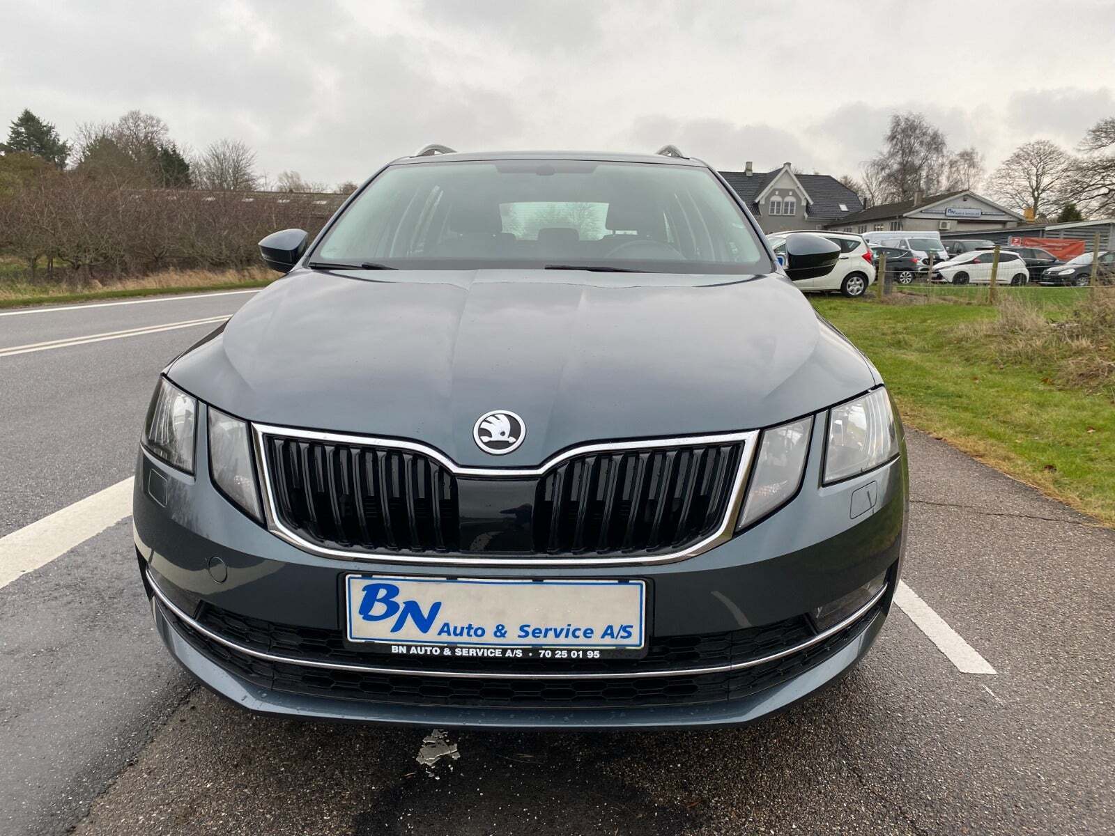 Grå Skoda Octavia fra 2019
