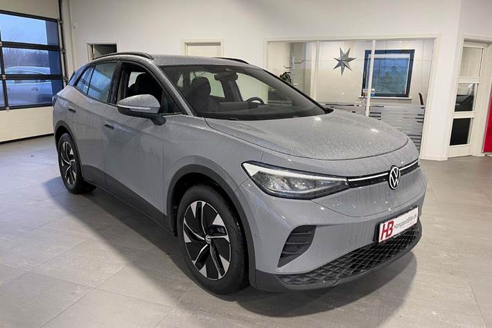 Grå VW ID.4 fra 2026 set udefra