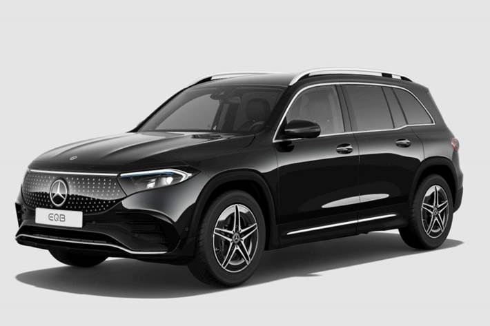 Sort Mercedes EQB250+ fra 2025